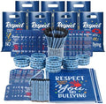 Resurhang 200 Pcs Anti Bullying Items Gifts, Respect No Bullying Favors by Resurhang