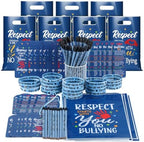 Resurhang 200 Pcs Anti Bullying Items Gifts, Respect No Bullying Favors by Resurhang