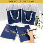 Addblu 28 Pack Bulk Luxury Gift Bags with Handles & 28 Tissue Papers - Image 4