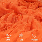 16 Pack 23 x 120 Inch Orange Table Runner 10Ft Cheesecloth - Image 5