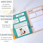 Baby's First Year Book, Gender-Neutral Ocean Baby Memory Book and Keepsake - Image 6