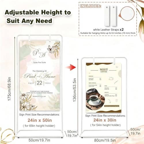 Adjustable Wedding Sign Stand - Image 3