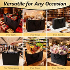 Addblu 24 Pack Extra Large Black Gift Bags with Handles & 48 Tissue Papers - Image 6