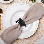 40 PCS Graduation Napkin Rings, 2026 Graduation Black Napkin Holders for Cloth Napkins Metal Napkin Holder Bulk for Graduation Party Supplies Graduation Table Decor - Image 6