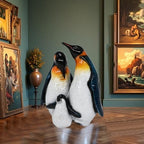 Cute Penguin Family Figurines Penguin Desk Decor Home Decor Living Room - Image 5
