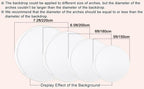 Polyester Diameter 6ft Round Gender Reveal Backdrop Boho Bear Pampas Grass Floral Background for Photography He Or She What Will Baby Be Mommy Pregnancy Party Photo Booth Props - Image 6