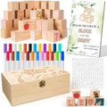ELESTONE 119 PCS Baby Shower Blocks Game Set with Wooden Storage Box by ELESTONE