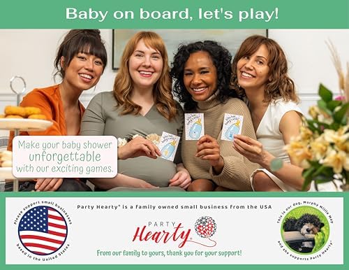 Party Hearty Baby Shower Scratch-Off Game, Fun Emoji Cards - Blue Bottle (Pack of 3) - Image 7