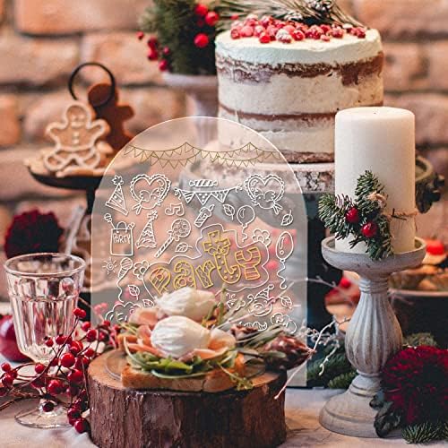 8x10 Inch Frosted Arch Acrylic Sign with Holder- 6 Pack Frosted Acrylic Sheet Signs with Wood Stands, DIY Arch Sign Blank for Wedding Party Reception (6 Pack 8x10 Inch) - Image 4