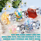 Umigy 120 Pcs 1.7oz Mini Mason Jars with Lids Glass Candy Jars Bulk - Image 4