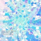 QueenDream Green Tablecloth Sequin Mermaid Fabric: Rectangle Iridescent Table Cloth 51x47 Inches Mermaid Ocean Themed Birthday Party Decorations - Image 4