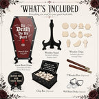 Custom Halloween Wedding Guest Book Alternative, Gothic Coffin Frame - Image 6