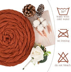 Showgeous 16 Pack Terracotta Cheesecloth Table Runner 17 x 108 Inch - Image 3