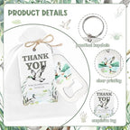24 Sets Mallard Duck Baby Shower Bottle Openers Favors, Duck Hunting Baby Shower Bottle Openers Keychains Thank You Tags Organza Bags for Guest Gifts Souvenirs Duck Hunter Party Supplies - Image 5