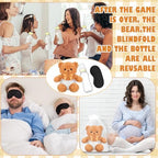 6 Sets Bottle Chug Bear Baby Shower Games Brown Bear - Image 6