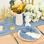 fani 60 Pack Gauze Cheesecloth Napkins, 20 x 20 in, Dusty Blue - Image 6