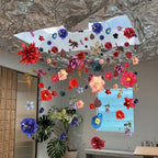 6 Pcs 35.9 ft Hanging Flower Artificial Wildflower Garlands Floral Vines - Image 6
