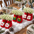 18 PCS Christmas Baby Shower Decorations, Table Decor, Wearable Booties by AFEWD