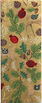 Jillson Roberts 20" x 30" Printed Christmas Gift Tissue, Reindeer Tapestry (48 Folded Sheets) - Image 2