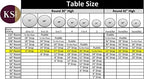 Polyester Round Tablecloth 120" Ideal for 60 inch round table (Beige) - Image 3