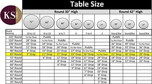 Polyester Round Tablecloth 120" Ideal for 60 inch round table (Beige) - Image 3