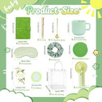 6 Set Green Summer Baby Shower Prizes for Game Winners Gifts With Mug, Fans - Image 3