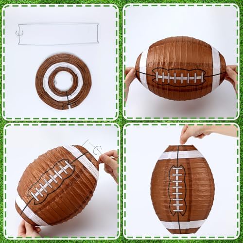 Bencailor 13 Pcs Sports Paper Lanterns Hanging Decorations, Simple - Image 5