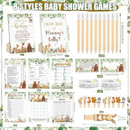 Funnymoom 426 Pcs Woodland Baby Shower Games, 8 Activity Cards with Bingo - Image 3
