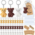 Roowest 48 Set Bear Party Favors Mini Bear Keychains Thank You Gifts by Roowest