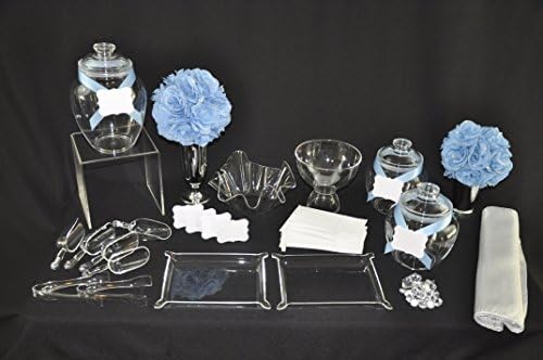 White Candy/Sweets Buffet Table (Baby Blue) - Image 2