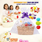 TORMAYS HOME Gift Baskets, Baskets for Gifts Empty (3-Pack), Woven Storage Baskets with Gift Bags & Ribbons, Baby Shower Basket for Nursery Toy Shelf Organizer, Natural - Image 6
