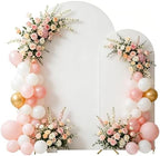 HAINARverS Set of 2 Arch Backdrop Stands with Covers, White, 6/7.2FT - Image 2