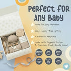 ARI MES Baby Gift Set for Newborns, Baby Shower Gift Basket with Swaddle - Image 5