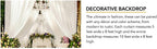 AK TRADING CO. 10 feet x 8 feet IFR Polyester Backdrop Drapes Curtains Panels with Rod Pockets - Wedding Ceremony Party Home Window Decorations - Turquoise - Image 5