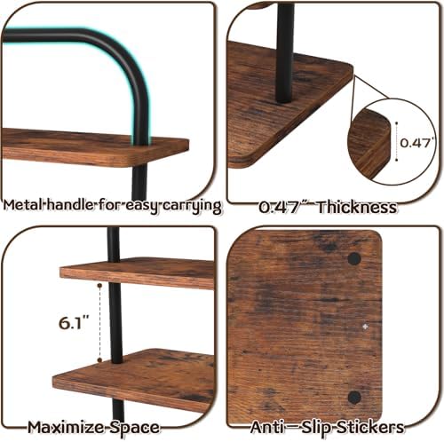 Cupcake Stand, 2 Pack Large 3 Tier Wood Cupcake Tower, Holds 50 Cupcakes - Image 4