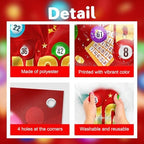 Avezano Bingo Backdrop Bingo Party Decorations Game Night Decorations - Image 2
