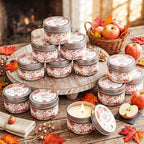 WILLBOND 12 Pcs The Apple of Our Eye Baby Shower Candle Favor Fruit Scented - Image 3