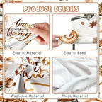 Serencatcher 7.2ft A Baby is Brewing Arch Backdrop Cover - Image 3