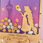 Quinceanera Guest Book Alternative Princess Drop Top Frame Lantern Tokens - Image 4