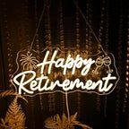 Britrio Happy Retirement Led Neon Light Sign Retirement Party Decoration - Image 6