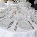 Fitable 6 Pack White Round Tablecloths 70 Inch for 36"-48" Tables - Image 7