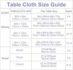 FINDYOU 6 Pack White 90 Inch Round Tablecloths. Stain and Winkle Resistant Polyester Washable White TableCloths for Parties Wedding Dining - Image 5
