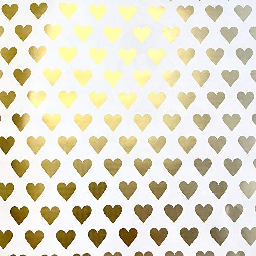 Jillson & Roberts All Occasion Love Wrapping Paper Roll Bundle - Purple, Magenta, Iridescent, White, Red & Gold ( 12.5 sq ft per roll, 75 Total Sq Ft) for Birthdays, Weddings, Valentine's Day, Graduations & Bridal Showers, 6 Pack - Image 4