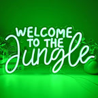 Planzo Welcome to the Jungle LED Neon Light Sign Baby Shower Wall Decor - Image 2