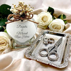 Wedding Favor guest Bulk, Set of Heart Glass Candle Party with custom sticker and dried flowers for guest in Bridal Party, Baby shower gifts (Heart Glass, Set of 30) - Image 6