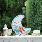 Baby Shower Guest Book Alternative Wooden Drop Box Frame Keepsake (Moon) - Image 2
