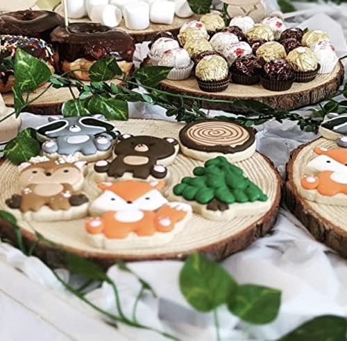 Set of (10) Medium 9-11" Wood Slices for Centerpieces! Wedding and Baby Shower centerpieces (Set of 10 Medium (9-11")) - Image 4