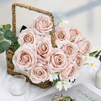 48 PCS Boho Roses Artificial Flowers, Silk - Image 5