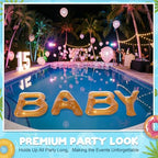 HyDren 48 Inch Inflatable Baby Pool Float Letter, Giant Floating Banner - Image 7