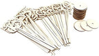 Tinksky 1-40 Wooden Table Numbers with Holder Base for Wedding Home Party Decoration, Pack of 40 - Image 7